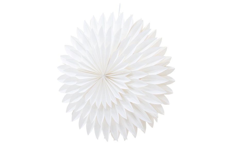 VENTURE DESIGN Storlien taklampe - hvitt papir (60cm)