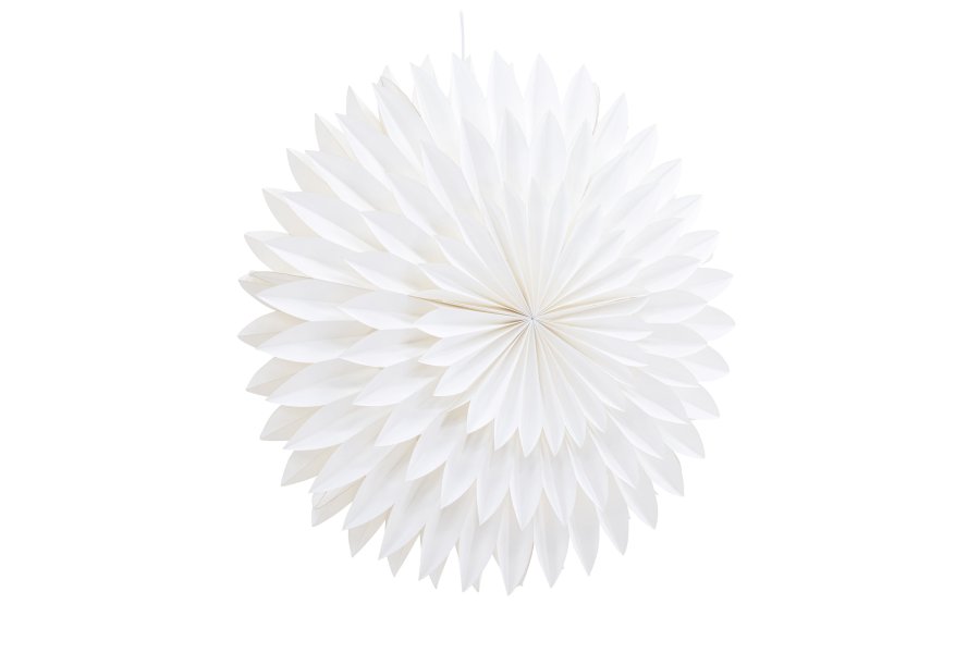 VENTURE DESIGN Storlien taklampe - hvitt papir (60cm)