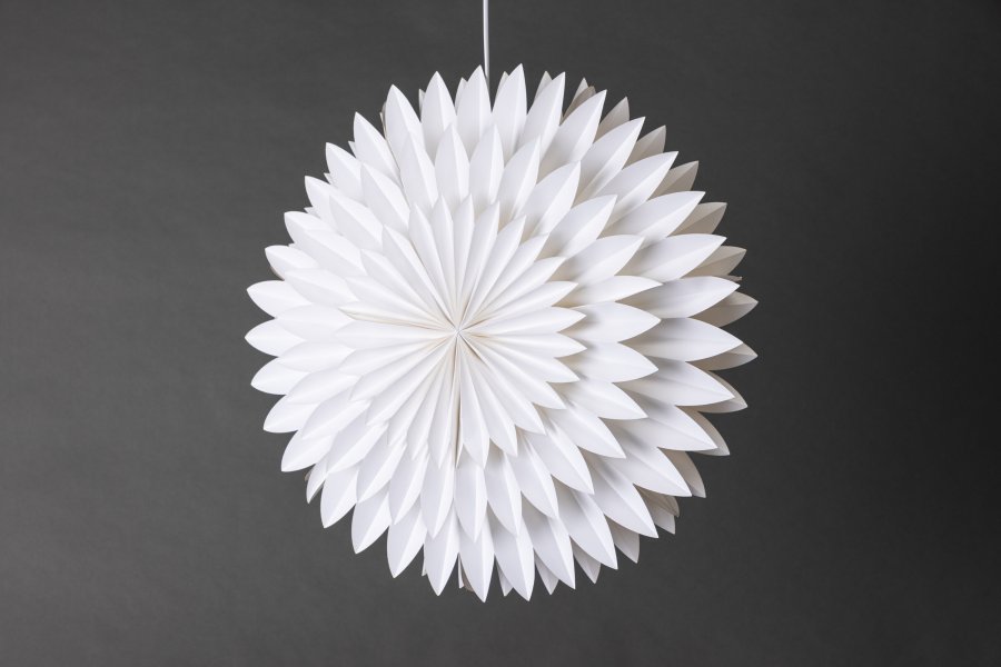 VENTURE DESIGN Storlien taklampe - hvitt papir (60cm)