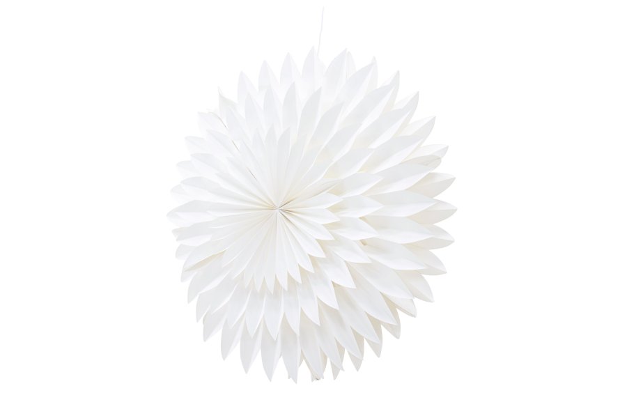 VENTURE DESIGN Storlien taklampe - hvitt papir (80cm)