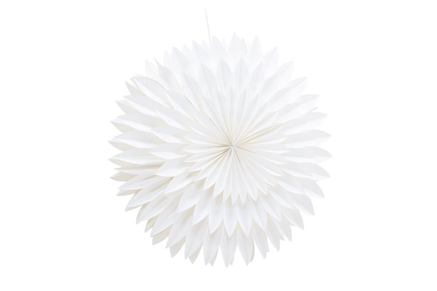 VENTURE DESIGN Storlien taklampe - hvitt papir (80cm)