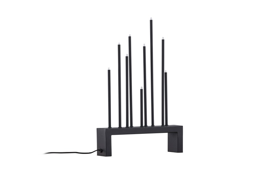 VENTURE DESIGN Vallsen bordlampe - svart stl (27cm)