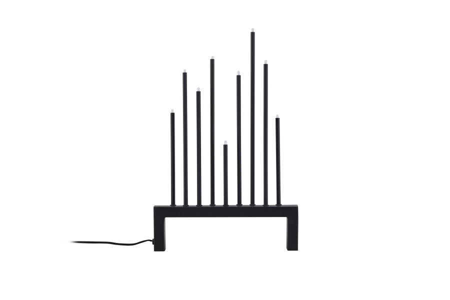 VENTURE DESIGN Vallsen bordlampe - svart stl (27cm)