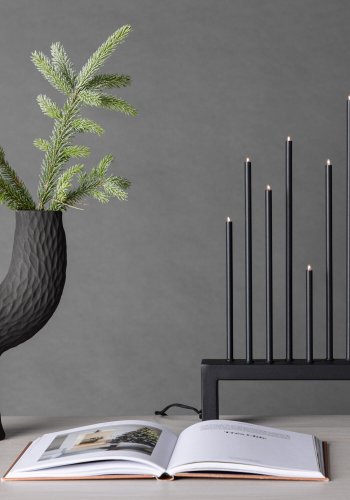 VENTURE DESIGN Vallsen bordlampe - svart stl (27cm)