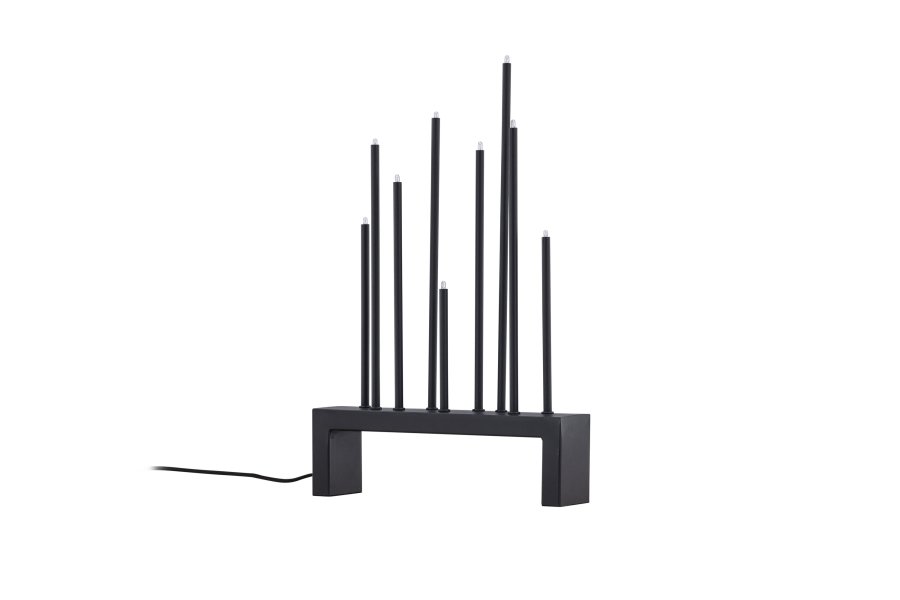 VENTURE DESIGN Vallsen bordlampe - svart stl (27cm)