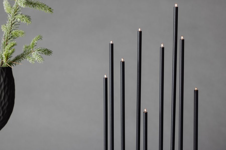 VENTURE DESIGN Vallsen bordlampe - svart stl (27cm)