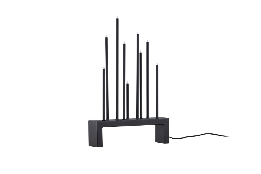 VENTURE DESIGN Vallsen bordlampe - svart stl (27cm)