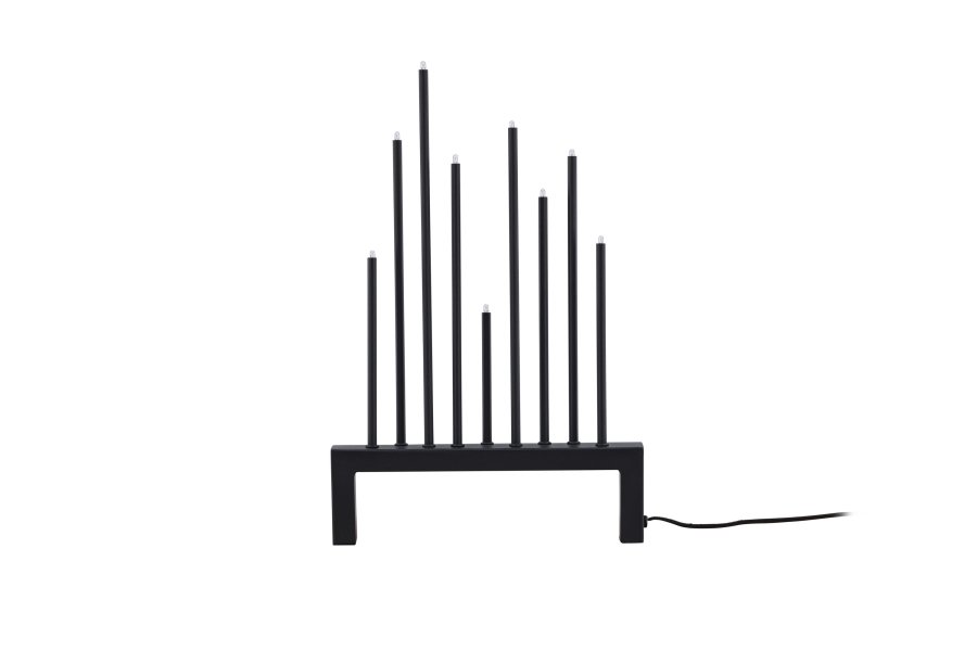 VENTURE DESIGN Vallsen bordlampe - svart stl (27cm)