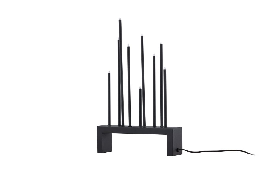 VENTURE DESIGN Vallsen bordlampe - svart stl (27cm)