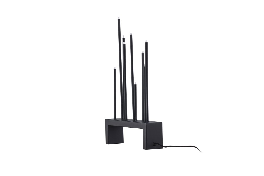 VENTURE DESIGN Vallsen bordlampe - svart stl (27cm)