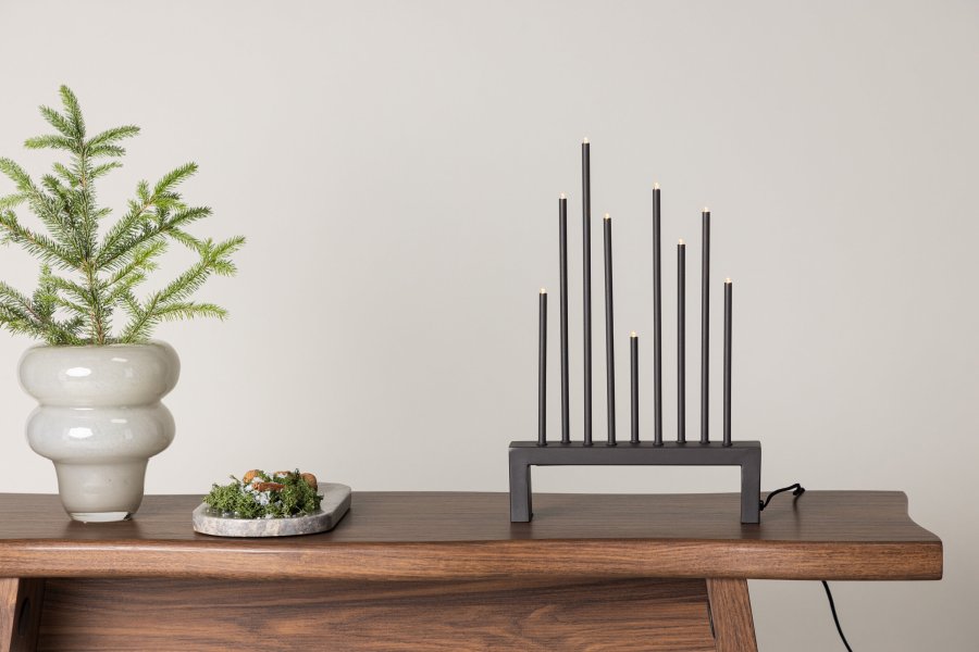 VENTURE DESIGN Vallsen bordlampe - mocca stl (27cm)