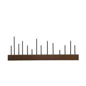 VENTURE DESIGN Kungsberget bordslampa - valnötsfärgad MDF och svart stl