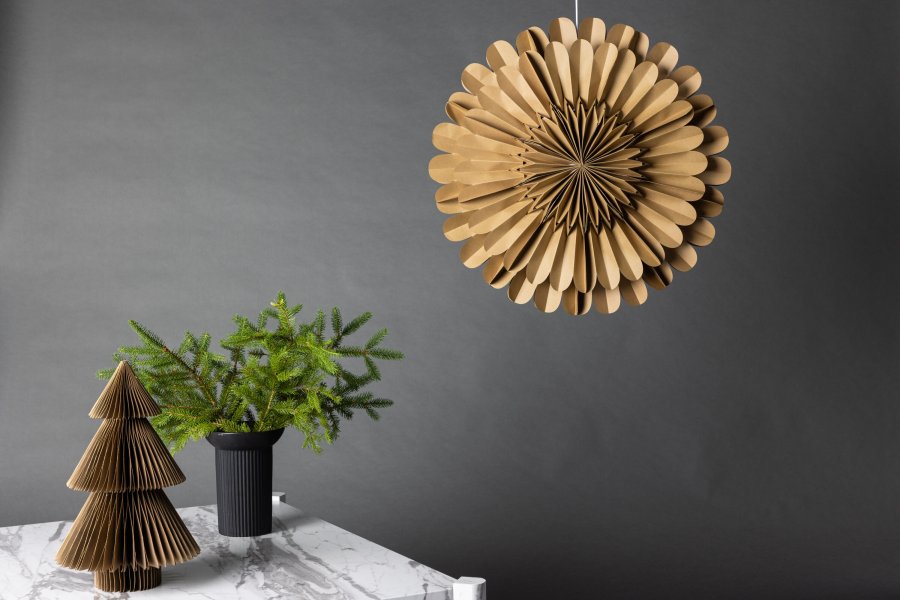 VENTURE DESIGN Jrvsn loftlampe - brun papir (60)