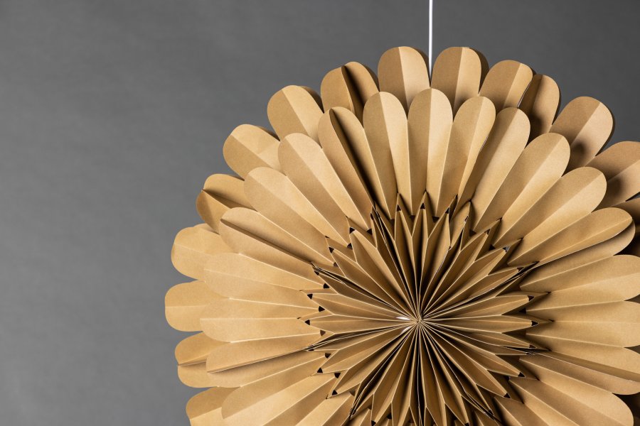 VENTURE DESIGN Jrvsn loftlampe - brun papir (60)