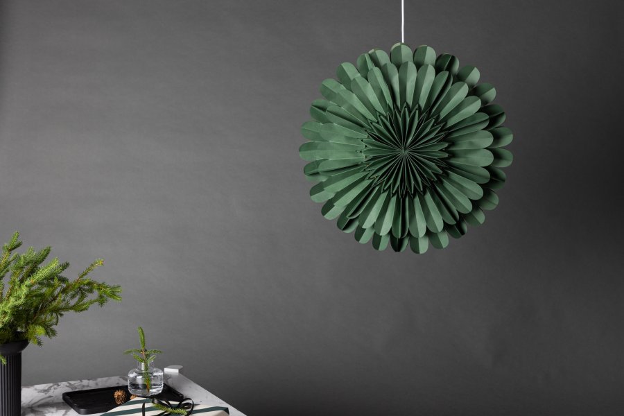 VENTURE DESIGN Jrvsn loftlampe - grn papir (60)