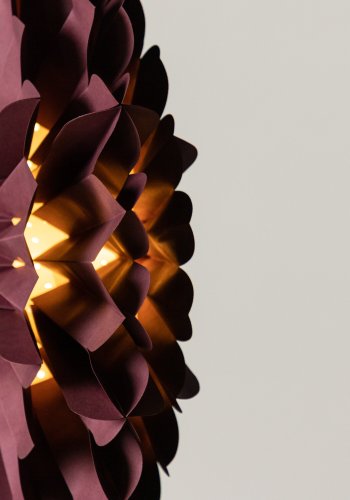 VENTURE DESIGN Jrvsn loftlampe - mrkerd papir (60)