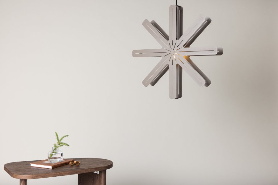 VENTURE DESIGN Säfsen taklampe - mocca stl (60cm)