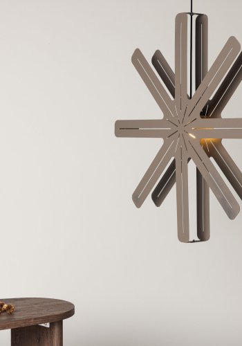 VENTURE DESIGN Säfsen taklampe - mocca stl (80cm)