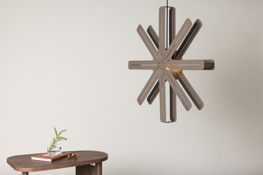 VENTURE DESIGN Säfsen taklampe - mocca stl (80cm)