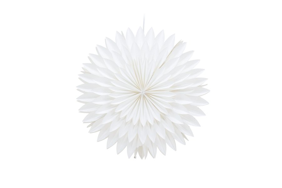 VENTURE DESIGN Storlien taklampe - hvitt papir (46cm)