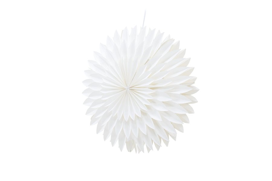 VENTURE DESIGN Storlien taklampe - hvitt papir (46cm)