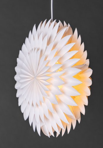 VENTURE DESIGN Storlien taklampe - hvitt papir (46cm)