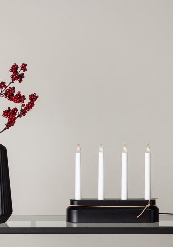 VENTURE DESIGN Näsfjället bordlampe - sort furu