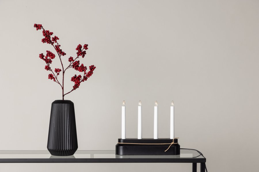 VENTURE DESIGN Näsfjället bordlampe - sort furu