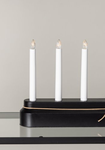 VENTURE DESIGN Näsfjället bordlampe - sort furu