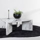 VENTURE DESIGN Rogaland Sofabord Rogaland Sofabord - Hvit Marmor Look / MDF