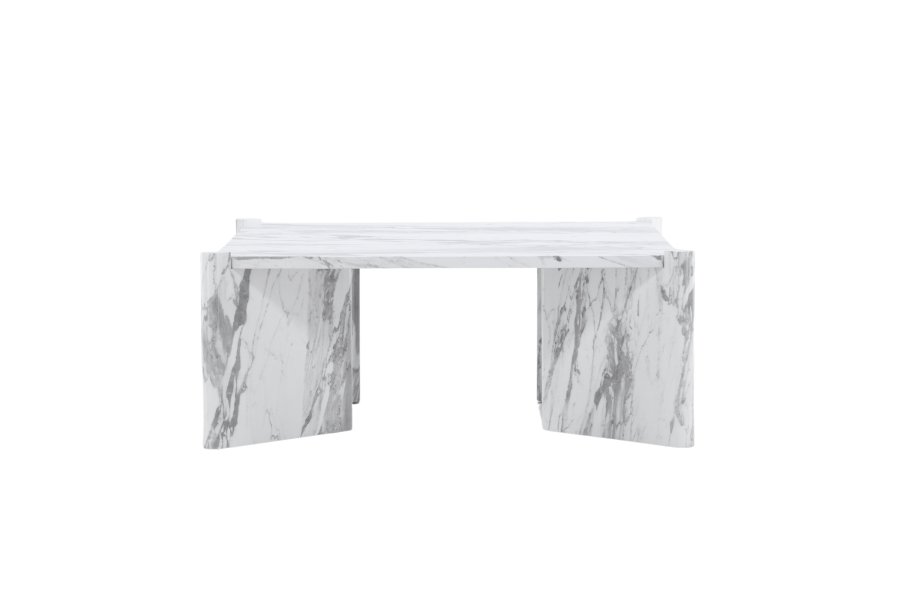 VENTURE DESIGN Rogaland Sofabord Rogaland Sofabord - Hvit Marmor Look / MDF