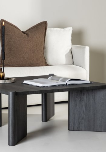 VENTURE DESIGN Rogaland salongbord, firkantet - mocca MDF (100x100)