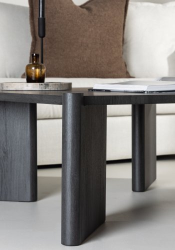 VENTURE DESIGN Rogaland salongbord, firkantet - mocca MDF (100x100)