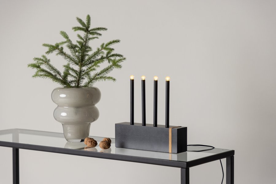 VENTURE DESIGN Fjällberget Tischlampe – schwarze Kiefer