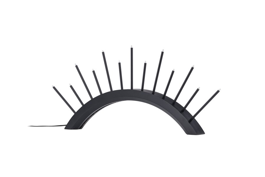 VENTURE DESIGN Kettilss bordlampe - sort MDF