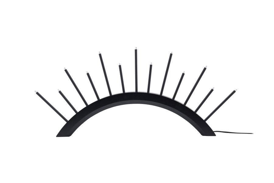 VENTURE DESIGN Kettilss bordlampe - sort MDF