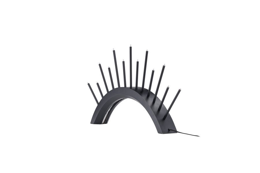 VENTURE DESIGN Kettilss bordlampe - sort MDF