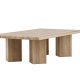 VENTURE DESIGN Lillehammer salongbord, rektangulrt - naturlig MDF finer (140x80)