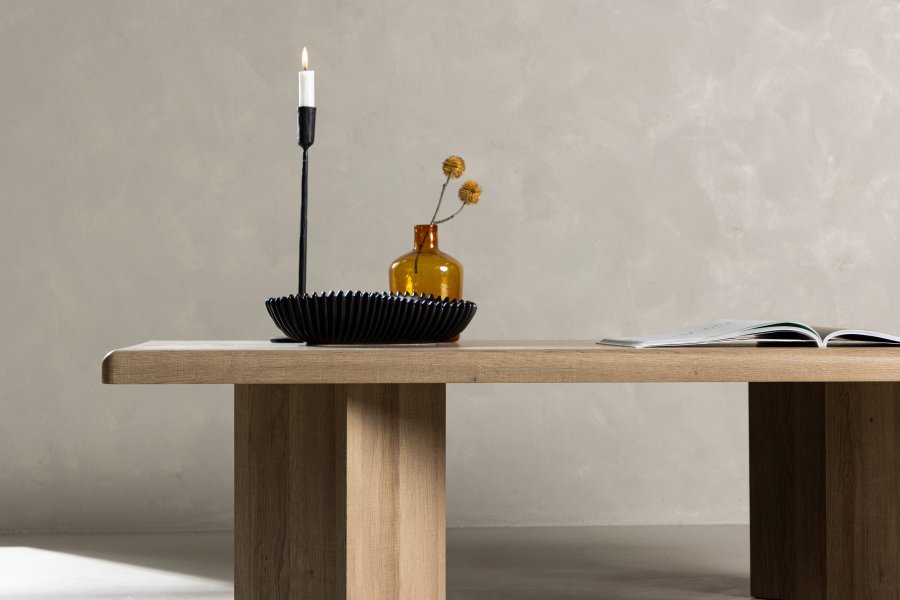 VENTURE DESIGN Lillehammer salongbord, rektangulrt - naturlig MDF finer (140x80)