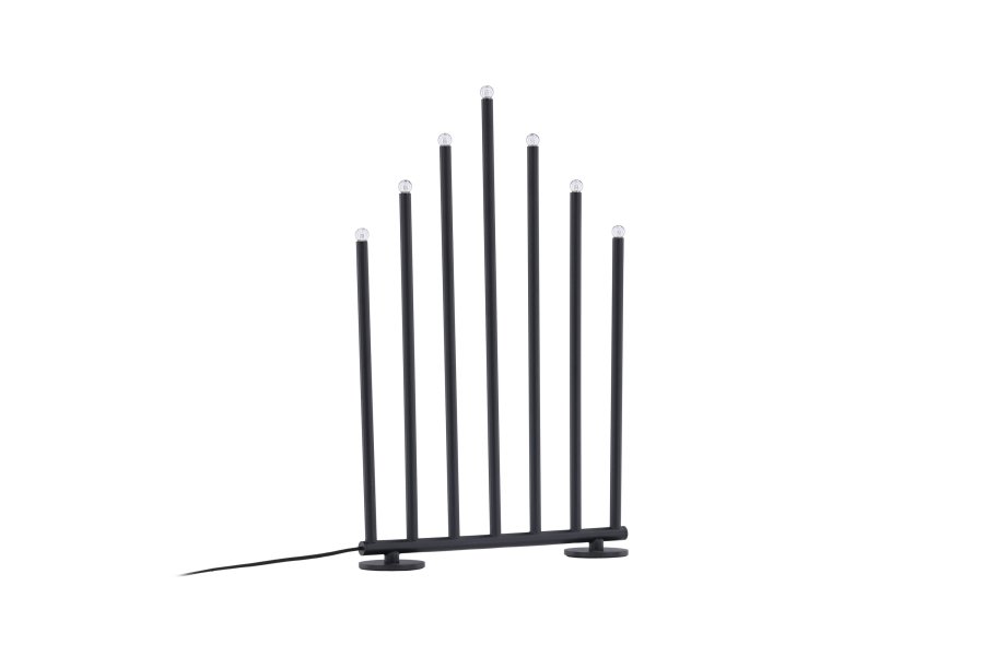 VENTURE DESIGN Björnfjället bordlampe, m. demping - matt sort stl (50cm)