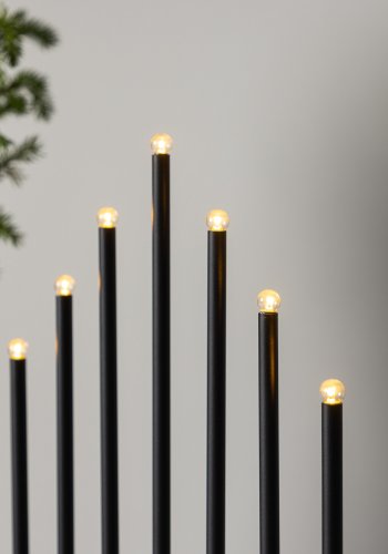 VENTURE DESIGN Björnfjället bordlampe, m. demping - matt sort stl (50cm)