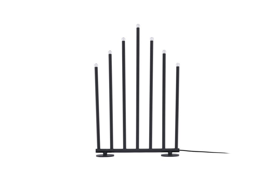 VENTURE DESIGN Björnfjället bordlampe, m. demping - matt sort stl (50cm)