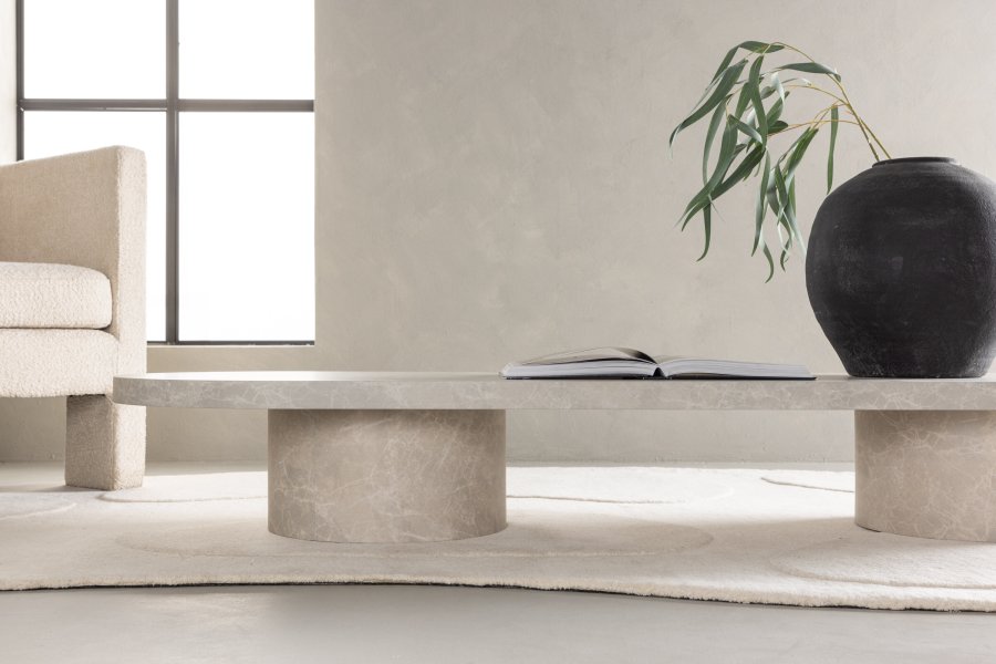 VENTURE DESIGN Narvik Sofabord Narvik Sofabord - Beige / MDF