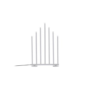 VENTURE DESIGN Björnfjället bordslampa, w. dämpning - matt silver stl (50cm)