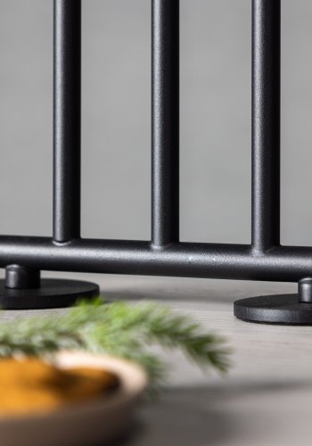 VENTURE DESIGN Björnfjället Tischleuchte, mit Dimmfunktion – mattschwarzer Stahl (40 cm)