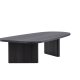 VENTURE DESIGN Grönvik Couchtisch – schwarzes MDF (130x65)