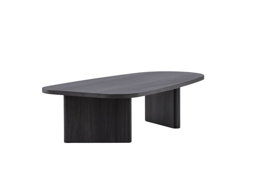 VENTURE DESIGN Grönvik Couchtisch – schwarzes MDF (130x65)