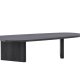 VENTURE DESIGN Grönvik Couchtisch – schwarzes MDF (130x65)