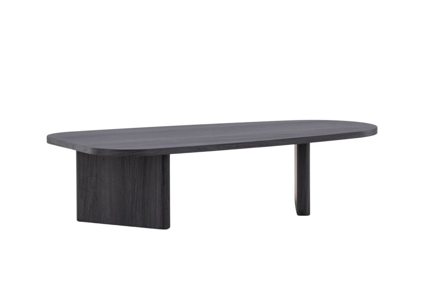 VENTURE DESIGN Grönvik Couchtisch – schwarzes MDF (130x65)
