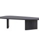 VENTURE DESIGN Grönvik Couchtisch – schwarzes MDF (130x65)